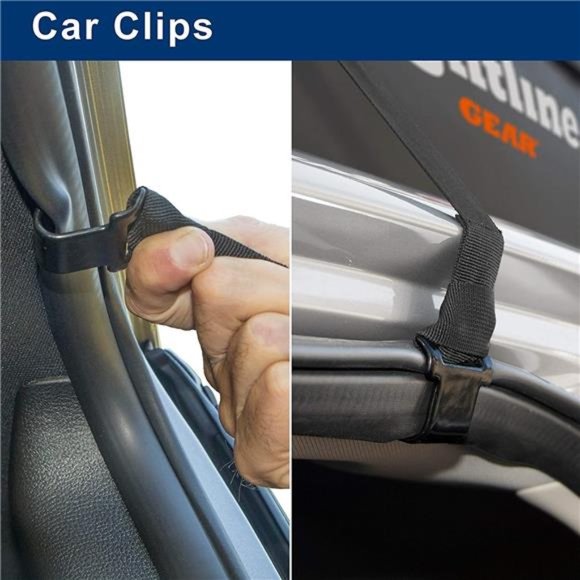 Range Jr Weatherproof Rooftop Cargo Carrier for Top of Vehicle, Attaches - Picture 6 of 7